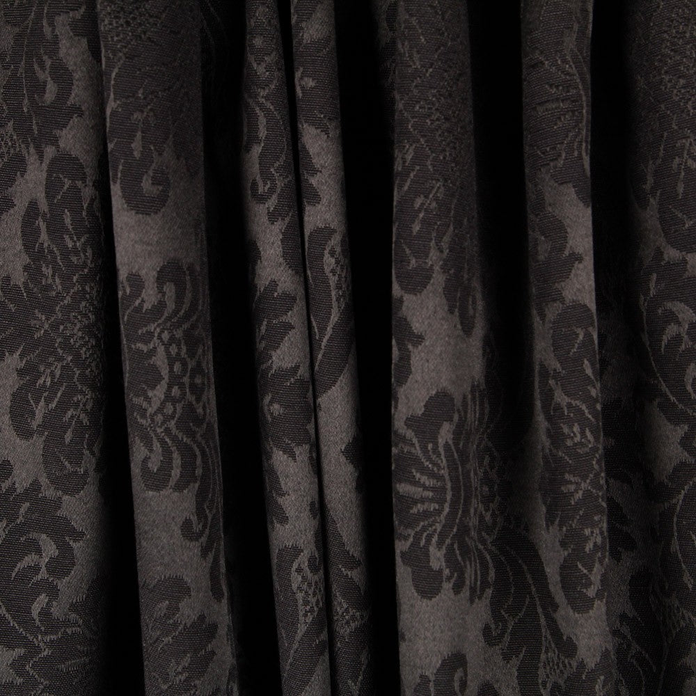 Jacquard Damasco Mate Preta - Ribes y Casals