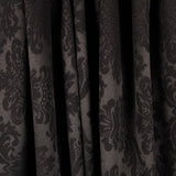 Jacquard Damasco Mate Preta - Ribes y Casals