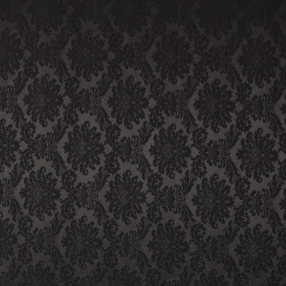 Jacquard Damasco Mate Preta - Ribes y Casals
