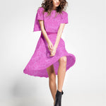 Jacquard Floral FÃºcsia - Ribes y Casals