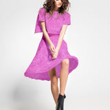 Jacquard Floral FÃºcsia - Ribes y Casals