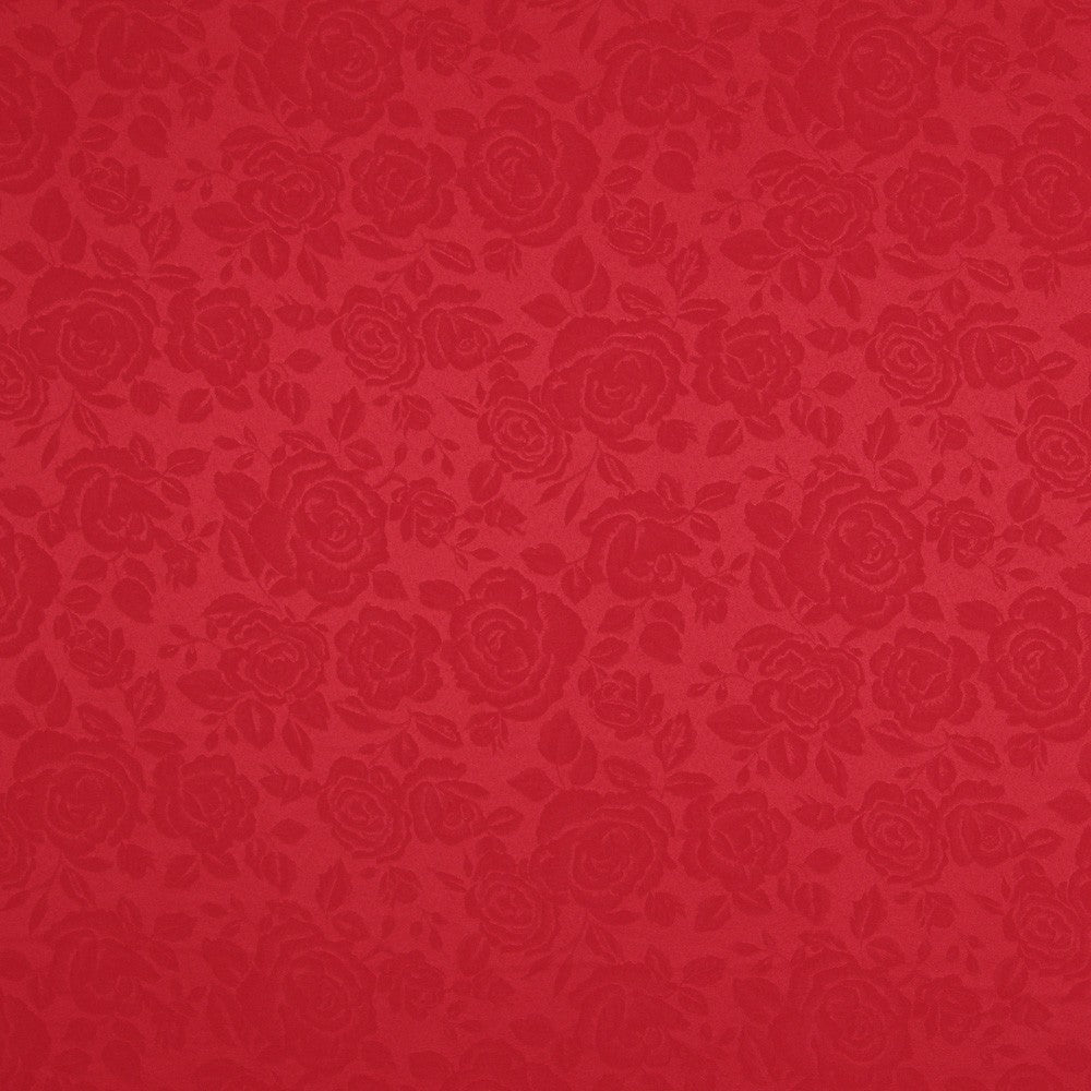 Jacquard Floral Vermelho - Ribes y Casals