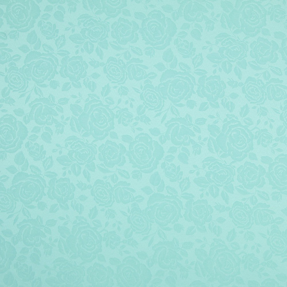 Jacquard Floral Turquesa - Ribes y Casals