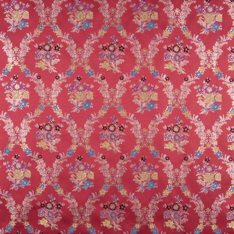 Jacquard Lurex Bouquet Amarillo - Ribes y Casals
