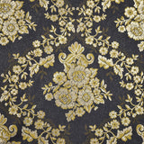 Jacquard Preto Dourado - Ribes y Casals