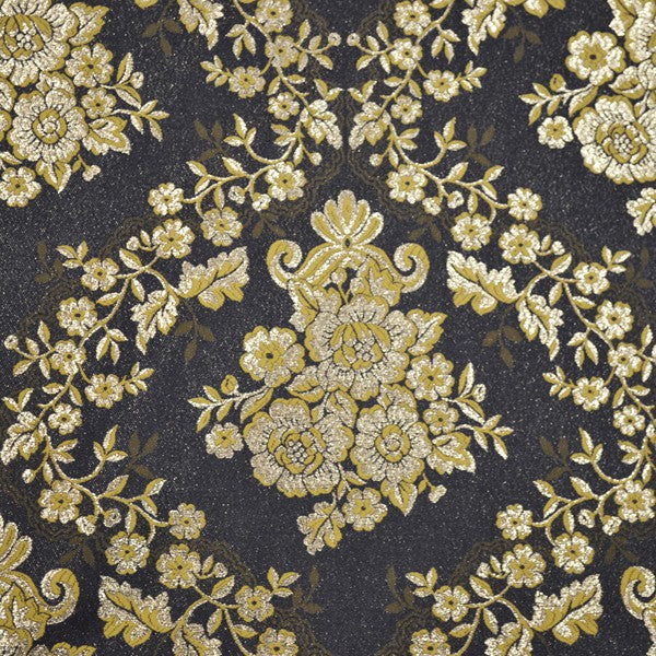 Jacquard Preto Dourado - Ribes y Casals