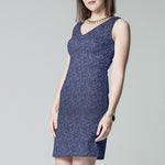 Jacquard Spandex Navy - Ribes y Casals