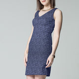 Jacquard Spandex Navy - Ribes y Casals