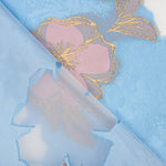 Retal Brocado Kimono Azul Celeste 200x145cm - Ribes y Casals