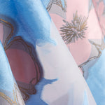 Retal Brocado Kimono Azul Celeste 200x145cm - Ribes y Casals