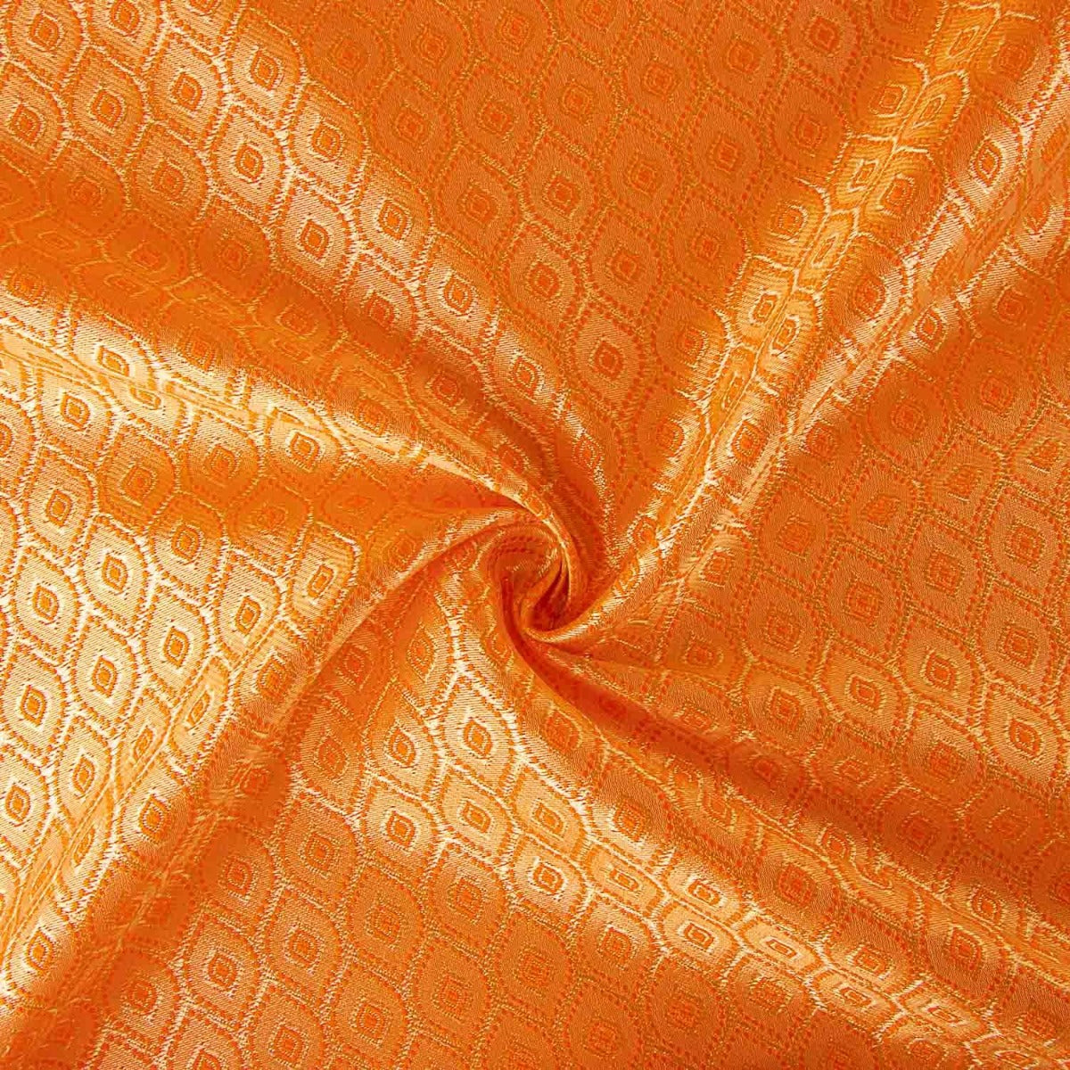 Jacquard Bicolor Losangos Laranja - Ribes y Casals