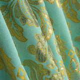 Jacquard Brocado Florencia Azul e Dourado - Ribes y Casals