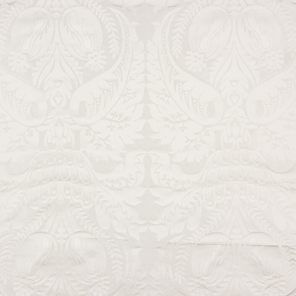 Jacquard Cofrade Branco Natural - Ribes y Casals