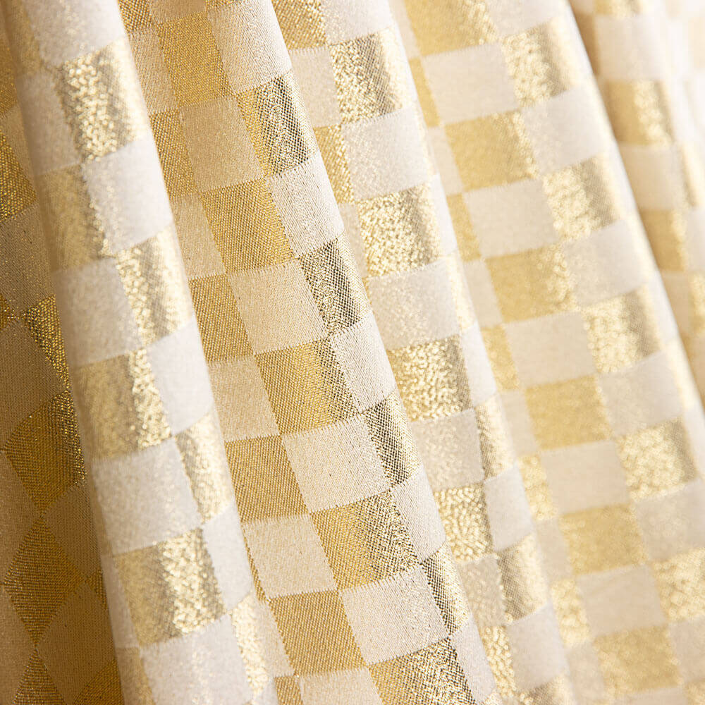 Brocado Xadrez Ouro - Ribes y Casals