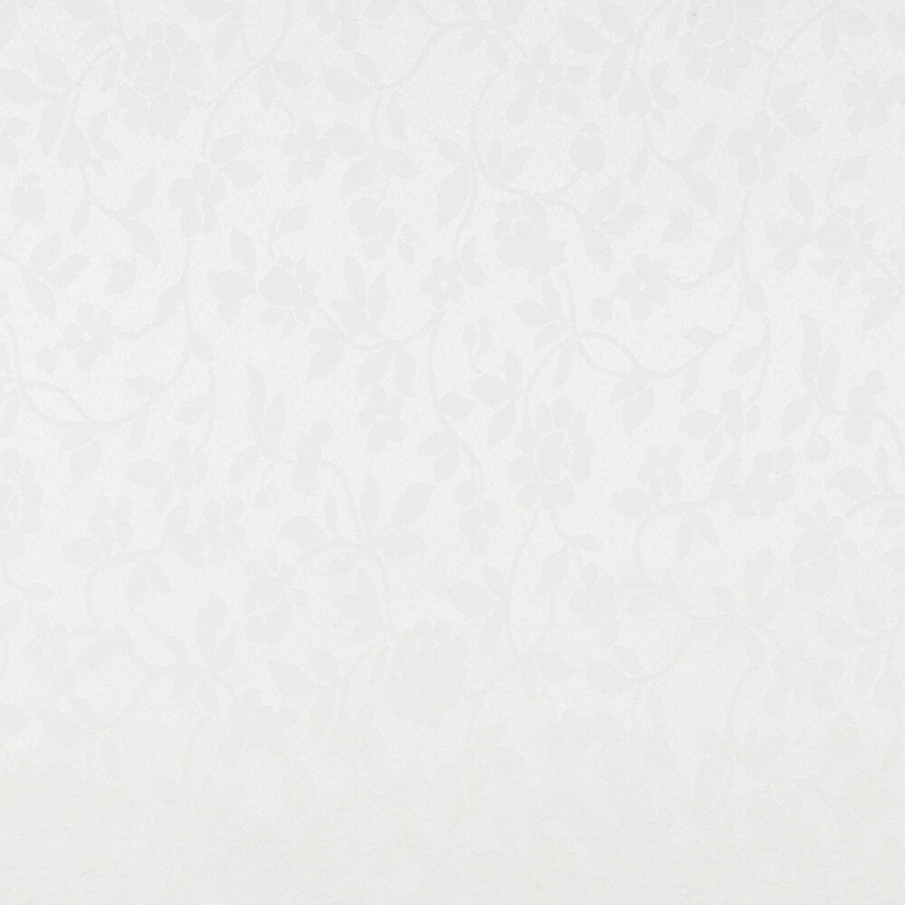 Tela Estampada Algodão Jacquard  Branco - Ribes y Casals