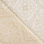 Jacquard Geométrico Branco - Ribes y Casals