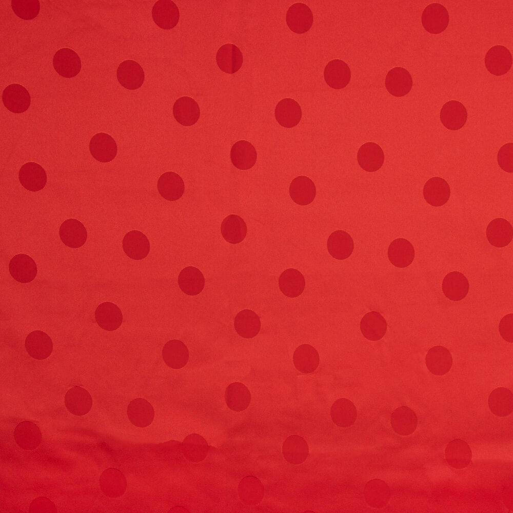 Jacquard Bolinhas 3cm Vermelho - Ribes y Casals