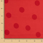 Jacquard Bolinhas 3cm Vermelho - Ribes y Casals