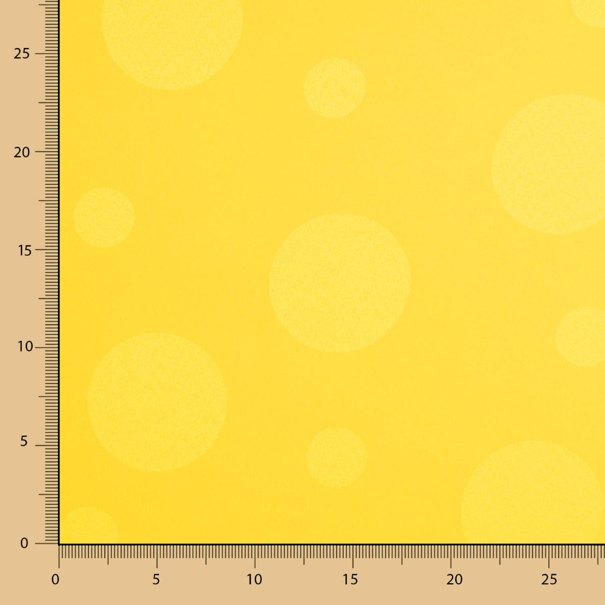 Jacquard Bolinhas Amarelo - Ribes y Casals