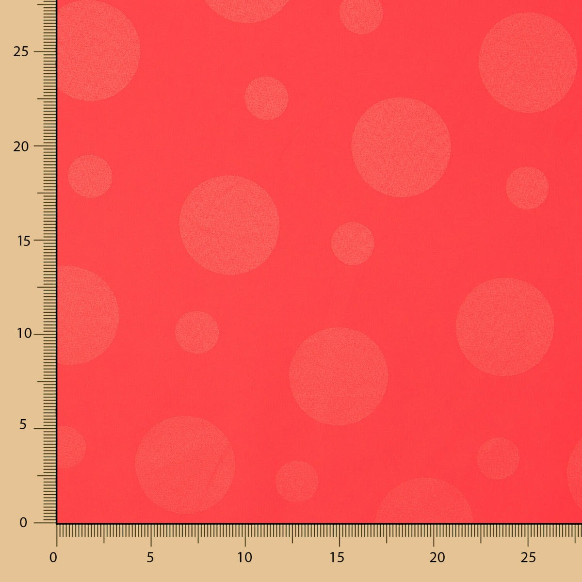 Jacquard Bolinhas Coral - Ribes y Casals