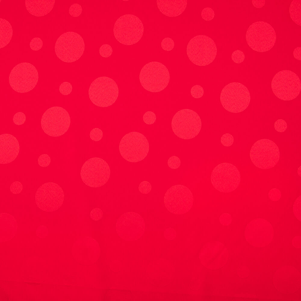 Jacquard Bolinhas Vermelho - Ribes y Casals