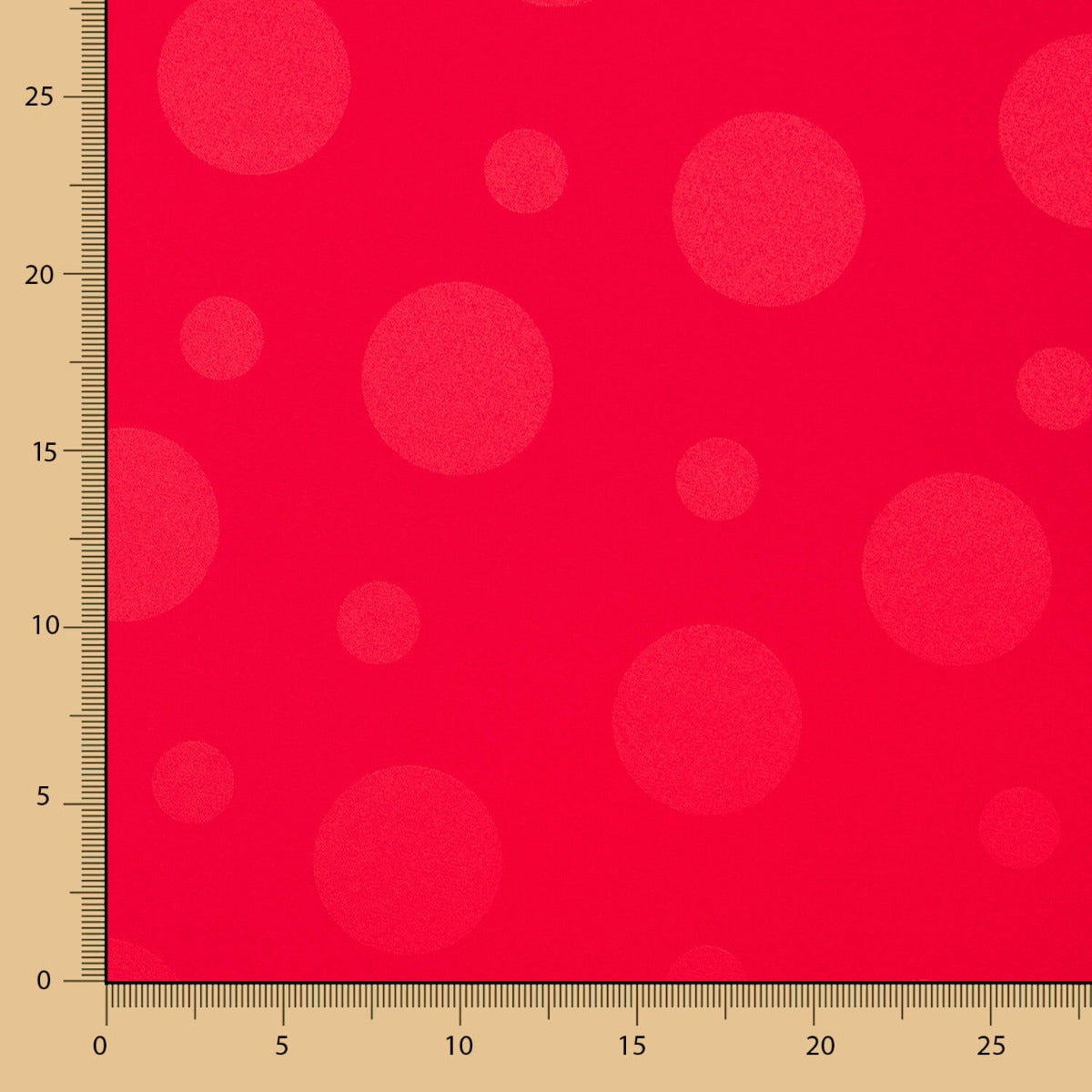 Jacquard Bolinhas Vermelho - Ribes y Casals