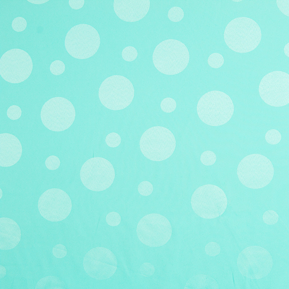 Jacquard Bolinhas Turquesa - Ribes y Casals