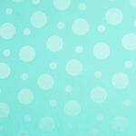 Jacquard Bolinhas Turquesa - Ribes y Casals