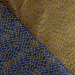 Jacquard Lúrex Escamas Azul - Ribes y Casals
