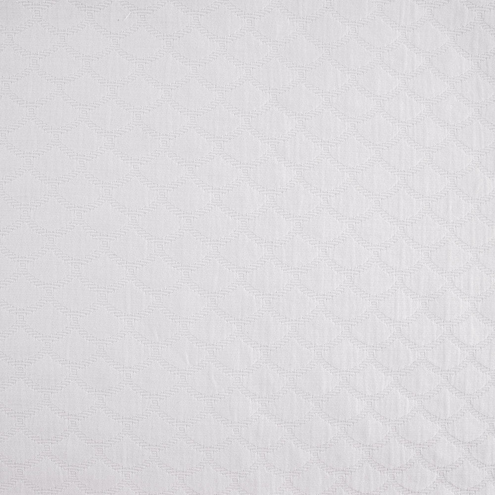 Jacquard Piqué Escamas Branco - Ribes y Casals