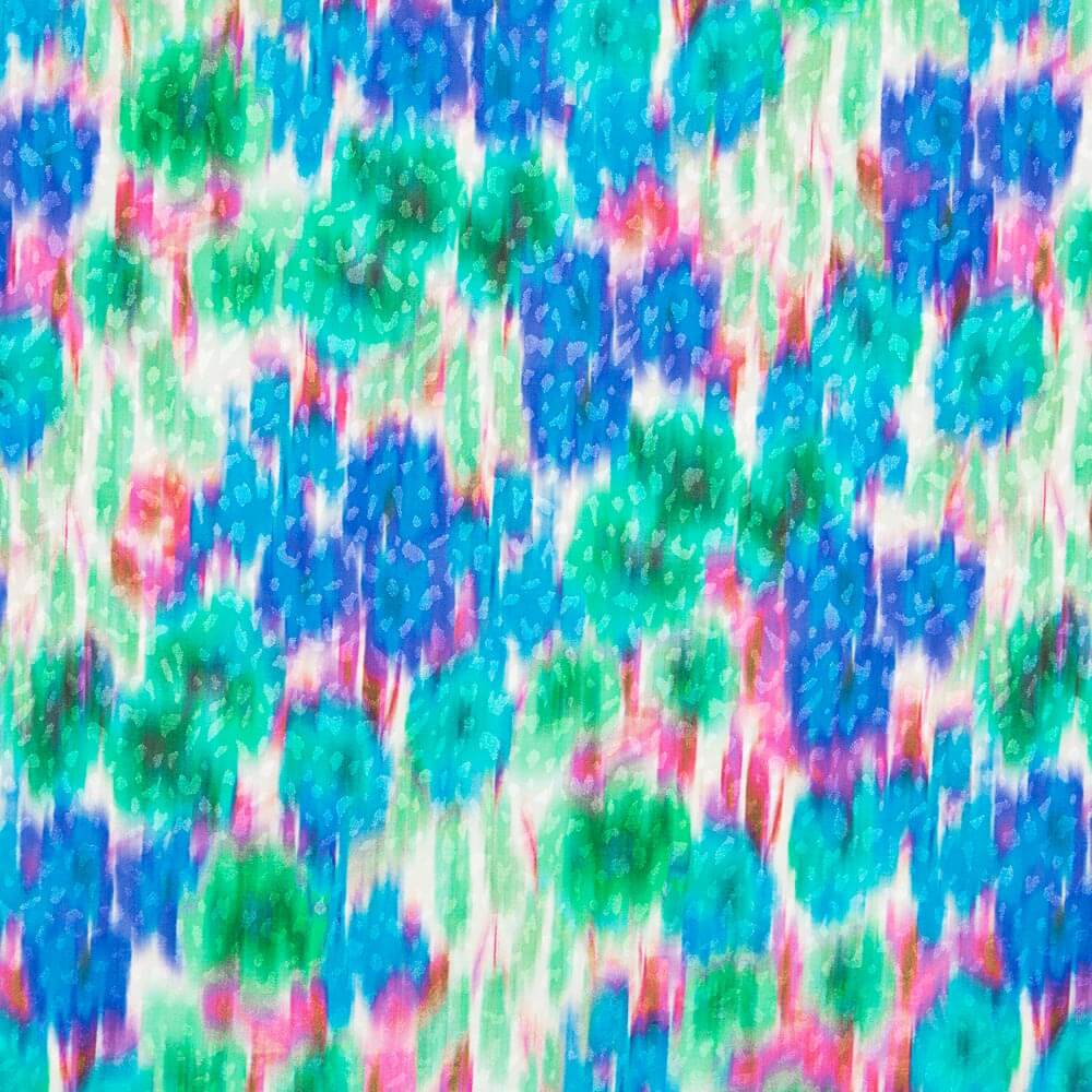 Jacquard Poliéster Cascata Azul - Ribes y Casals