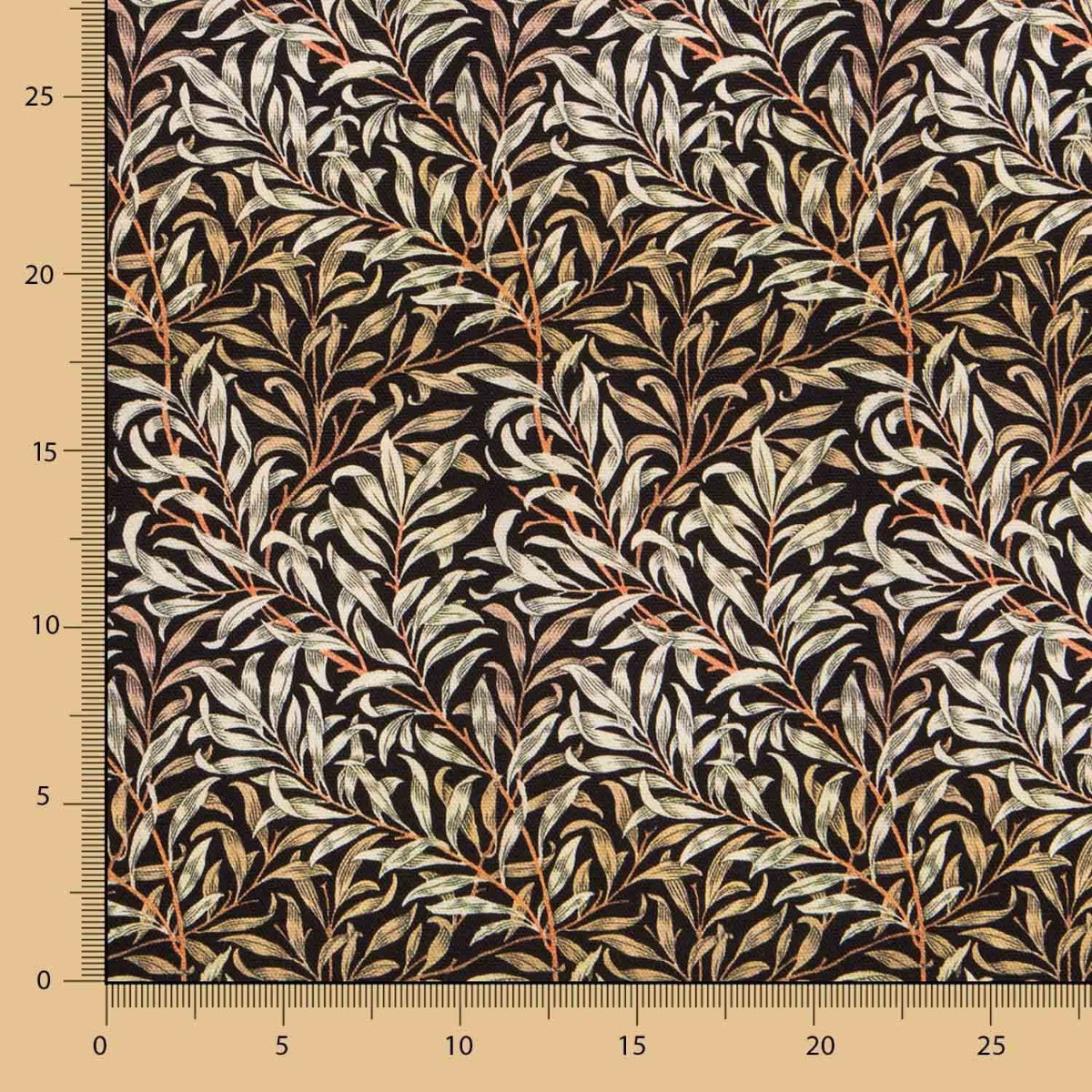 Jacquard Poliéster Folhas - Ribes y Casals