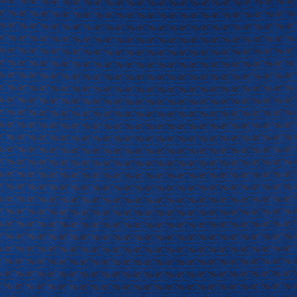 Jacquard Poliéster Azul - Preto - Ribes y Casals