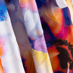 Jacquard Rebrodé Flores Azul - Ribes y Casals