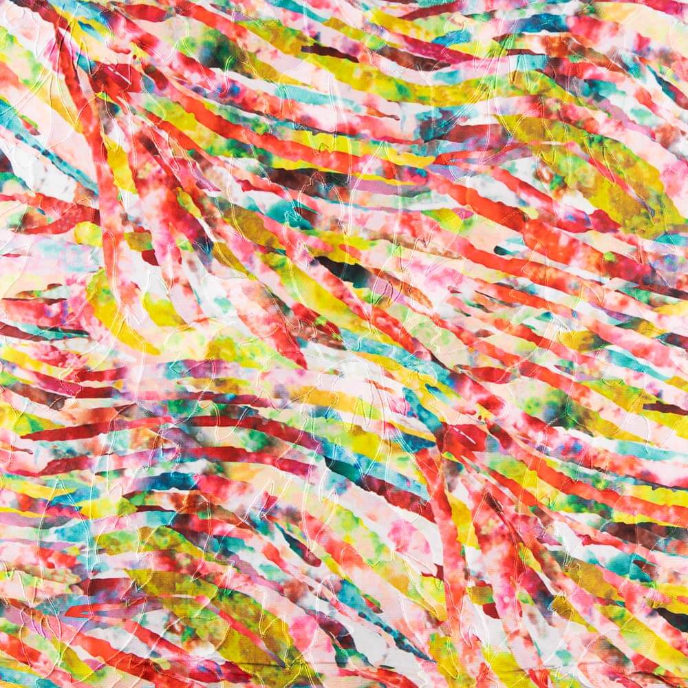 Jacquard Rebrodé Listra Laranja - Ribes y Casals