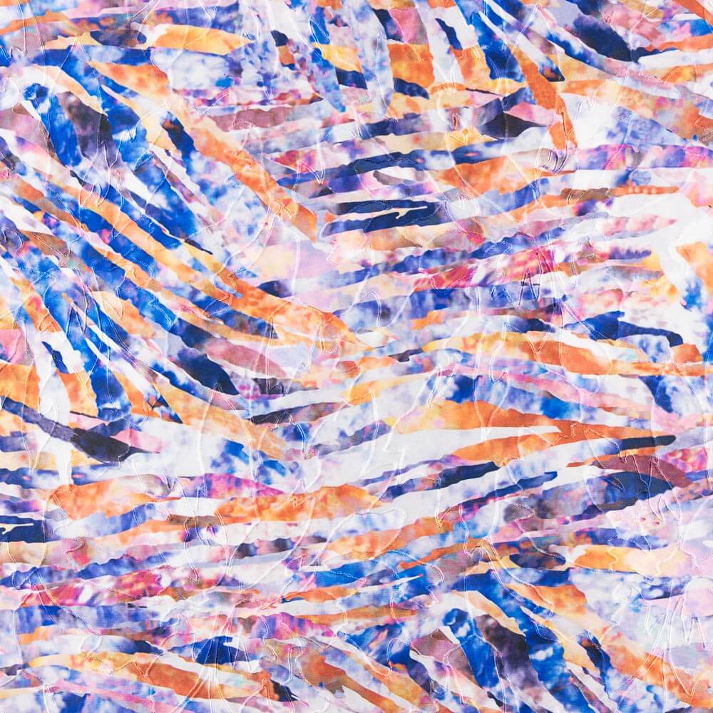 Jacquard Rebrodé Listras Azul - Ribes y Casals