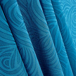Jacquard Spandex Ondas Azul - Ribes y Casals