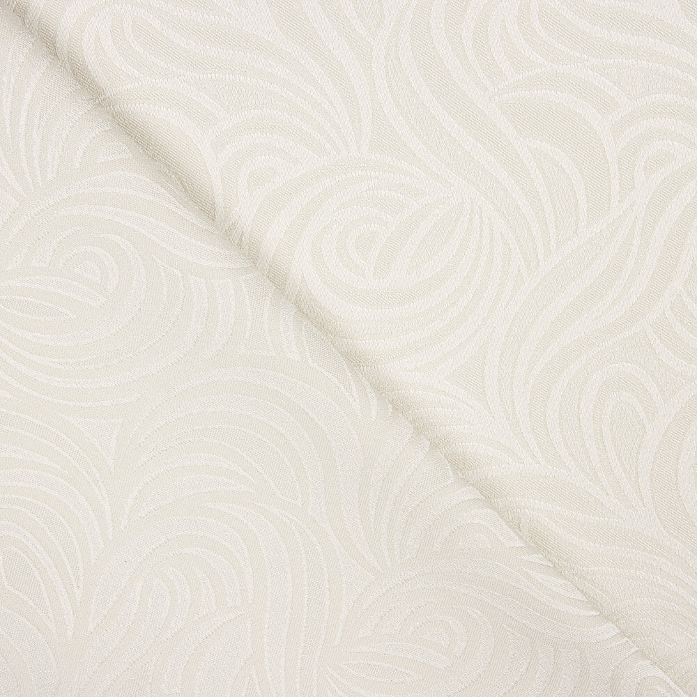 Jacquard Spandex Ondas Cru - Ribes y Casals