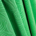 Jacquard Spandex Ondas Verde - Ribes y Casals
