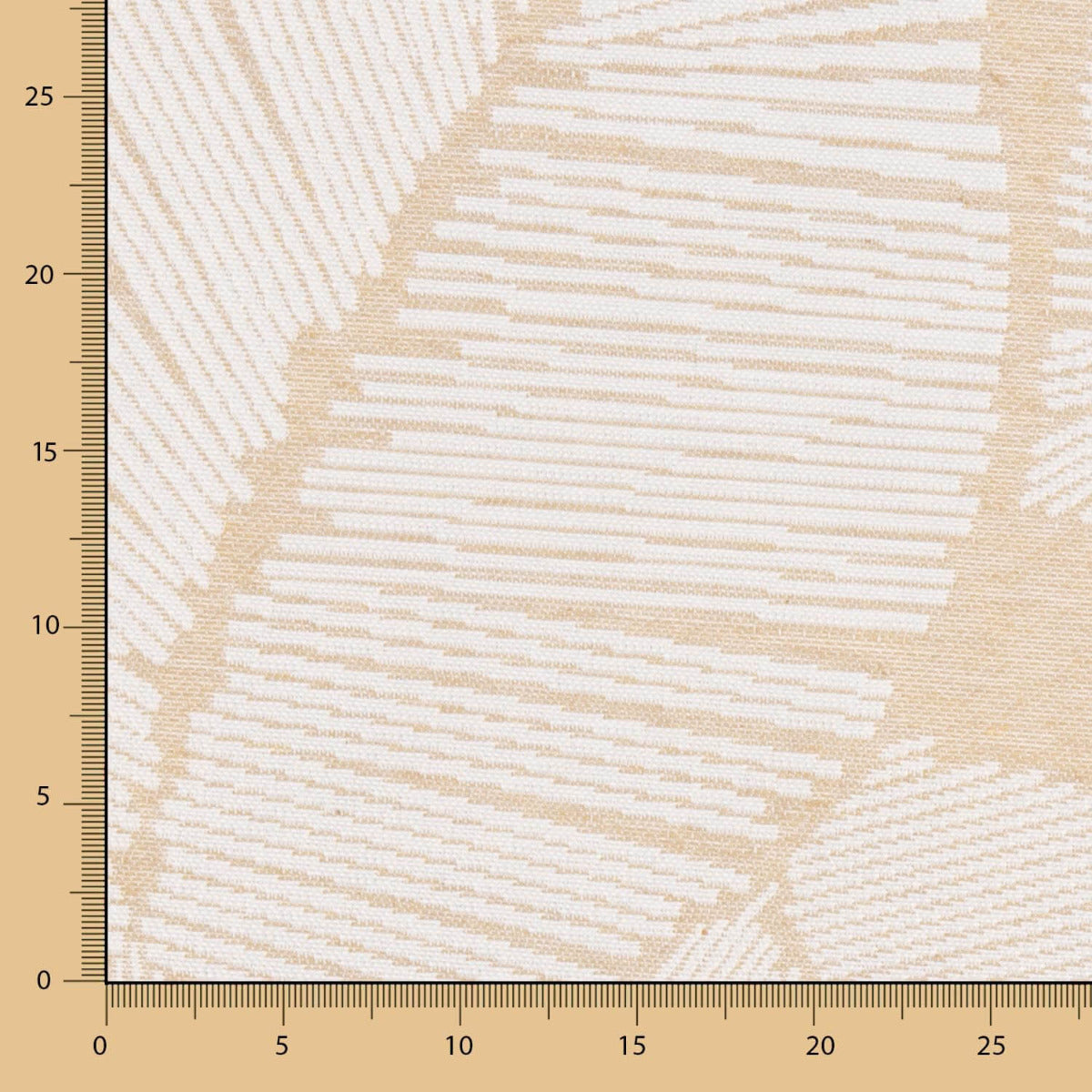 Jacquard Tapeçaria Folhas Anori Areia - Ribes y Casals