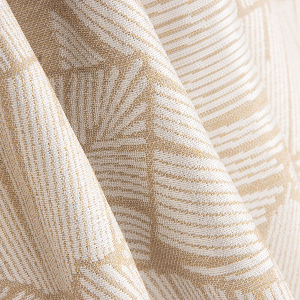 Jacquard Tapeçaria Folhas Anori Areia - Ribes y Casals