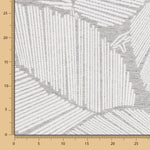 Jacquard Tapeçaria Folhas Anori Cinza - Ribes y Casals