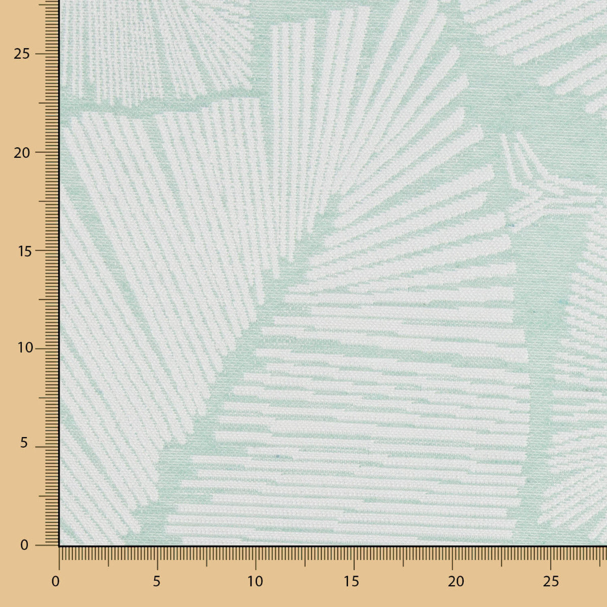 Jacquard Tapeçaria Folhas Anori Verde Água - Ribes y Casals
