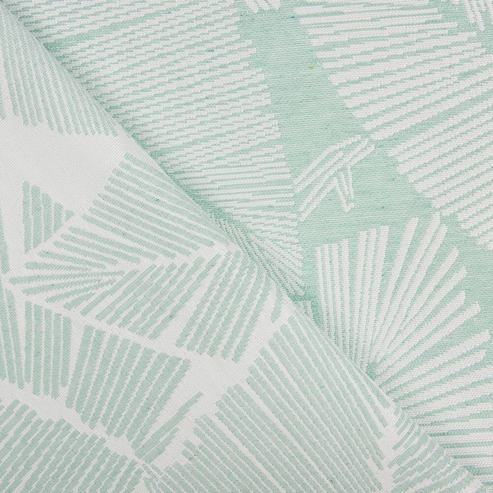 Jacquard Tapeçaria Folhas Anori Verde Água - Ribes y Casals