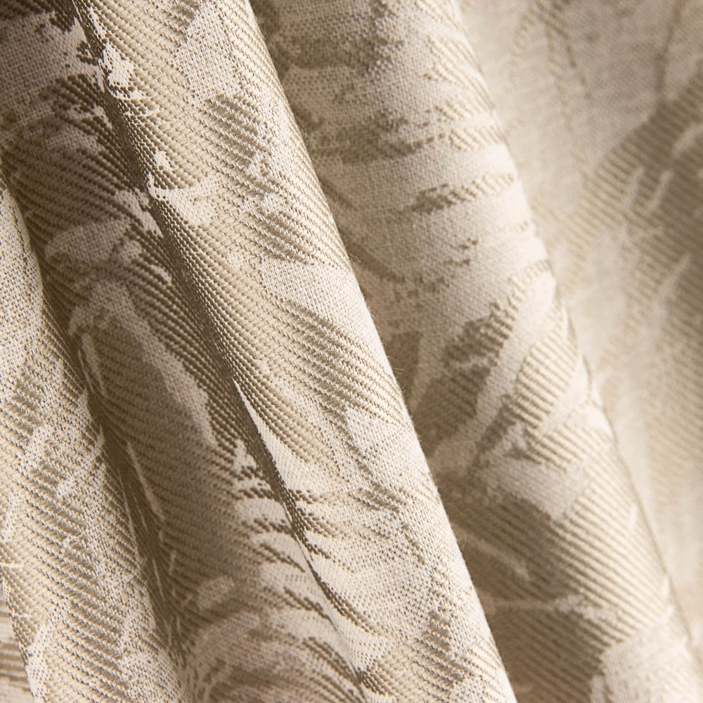 Jacquard Tapeçaria Folhas Marrom - Ribes y Casals