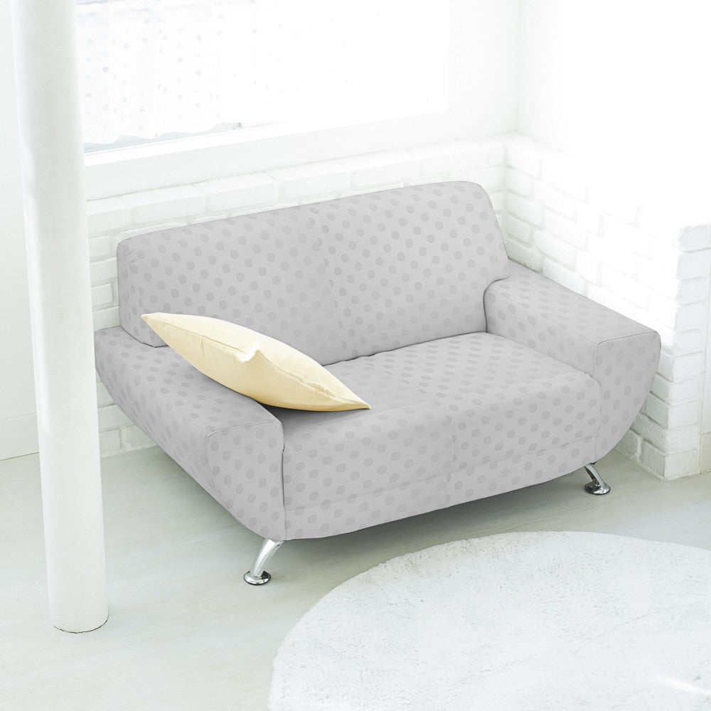 Jaqcuard Bolinhas Cinza Claro - Ribes y Casals