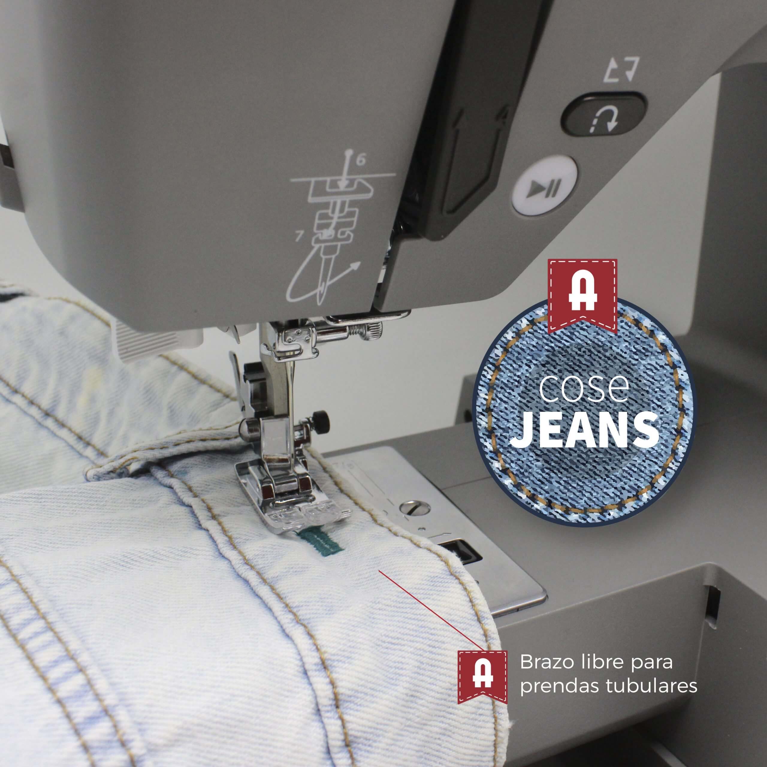 Máquina de costura alfa core heavy-duty - Ribes y Casals