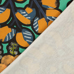 Loneta estampada «Jungla Bohemia» turquesa - Ribes y Casals