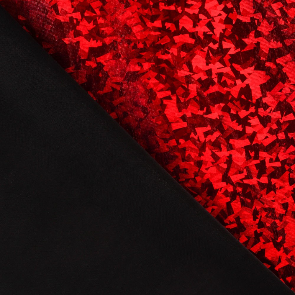 Lâmina Foil Holograph Vermelho - Ribes y Casals