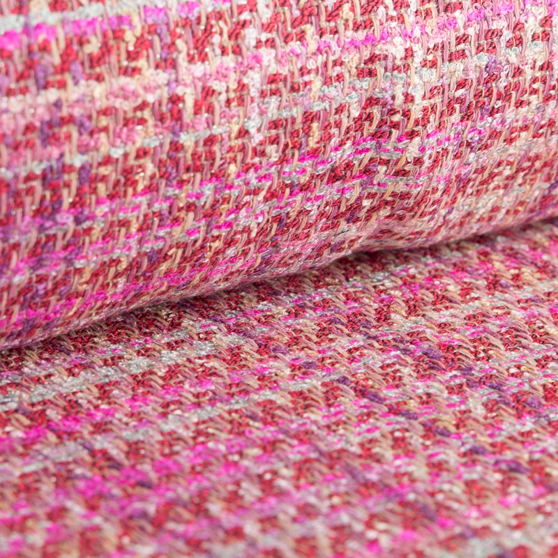 Lana Chanel Cuadros Fucsia - Ribes y Casals